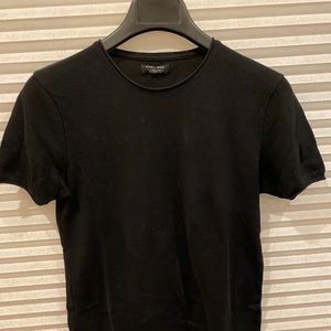 Black Zara fitted tshirt